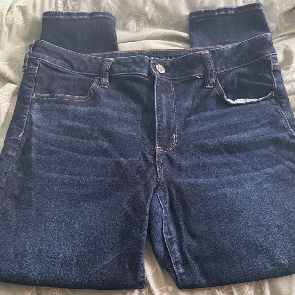 American Eagle Outfitters Dark Blue Jeggings